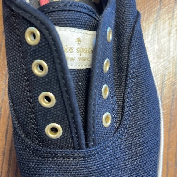 Keds for Kate Spade black and white Keds with silver grommets. Size 6.5 - Picture 10 of 12